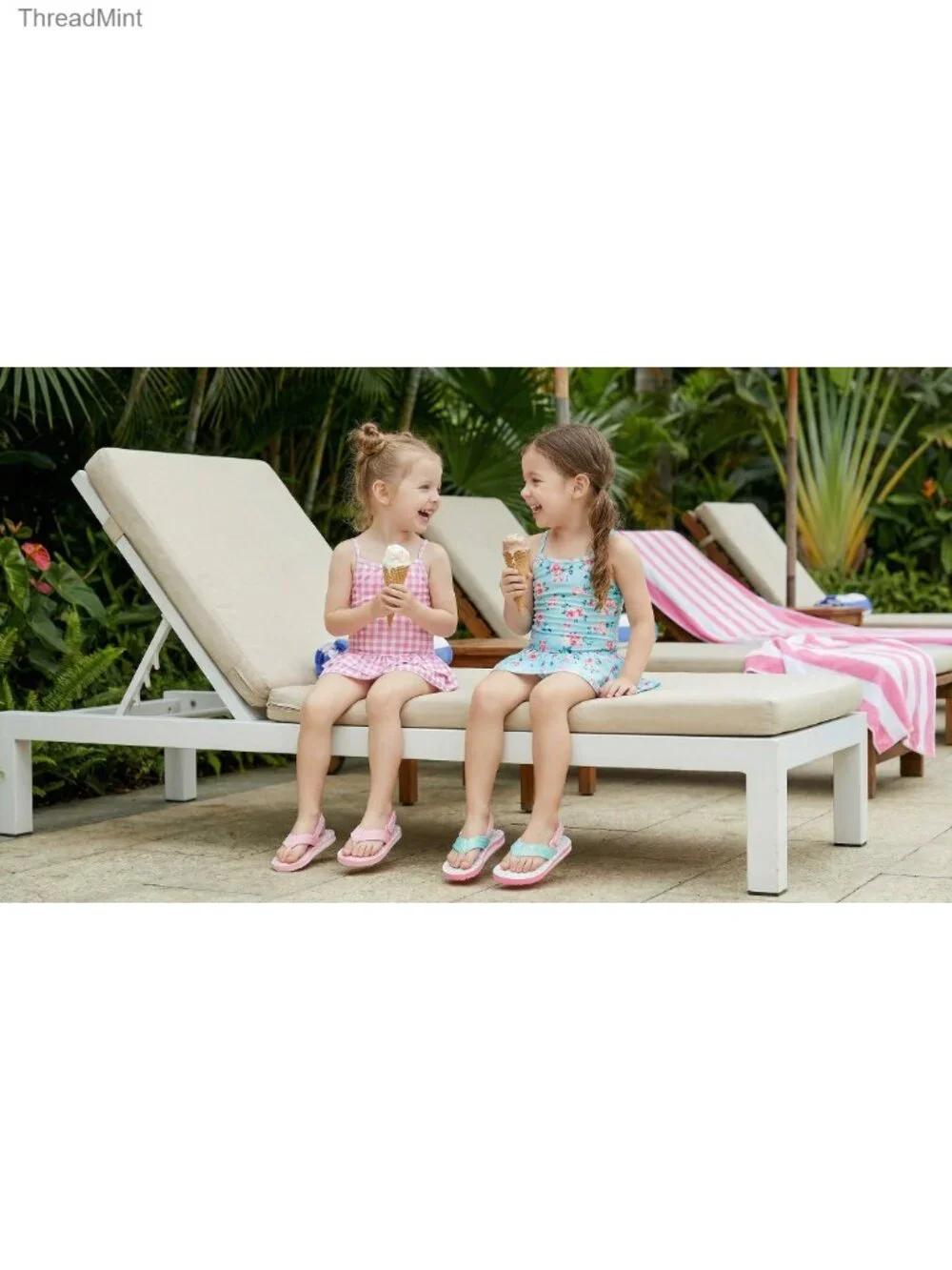 Toddler Flip Flops Girls Boys Kids Slip on Sandals Non-Slip EVA